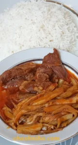 طرز تهیه خورشت کنگر زعفرانی خوشمزه