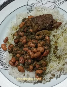 خورشت قرمه سبزی جا افتاده